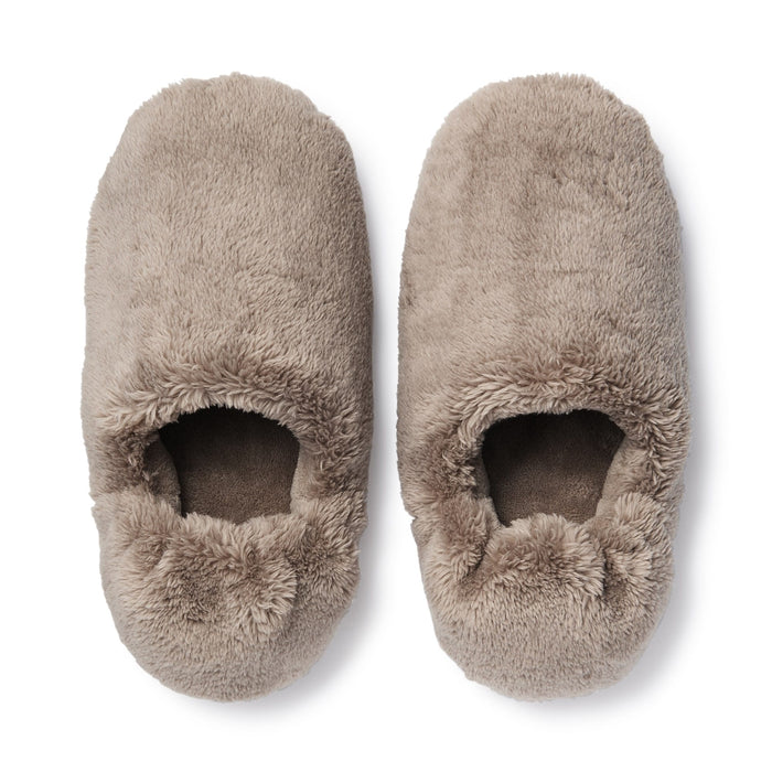 Pantuflas Muji Warm Fiber Room Mujer Beige | PZ7K0S59N
