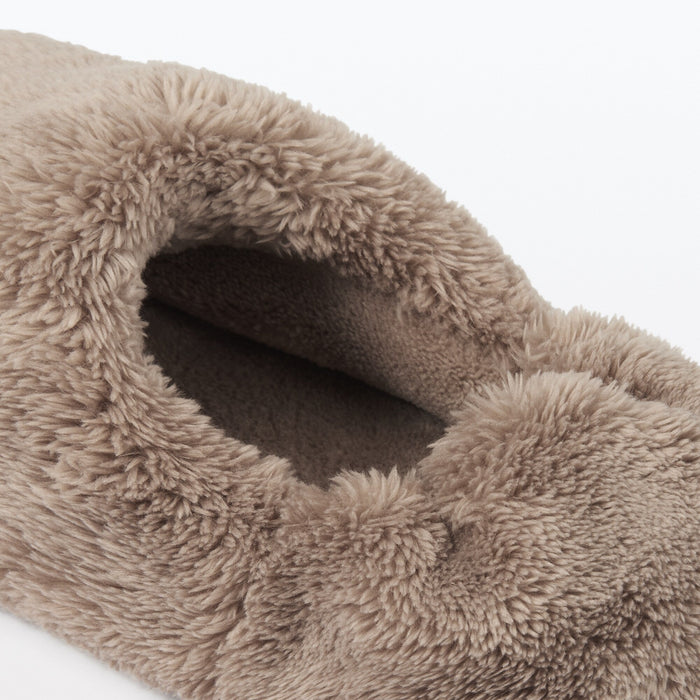 Pantuflas Muji Warm Fiber Room Mujer Beige | PZ7K0S59N