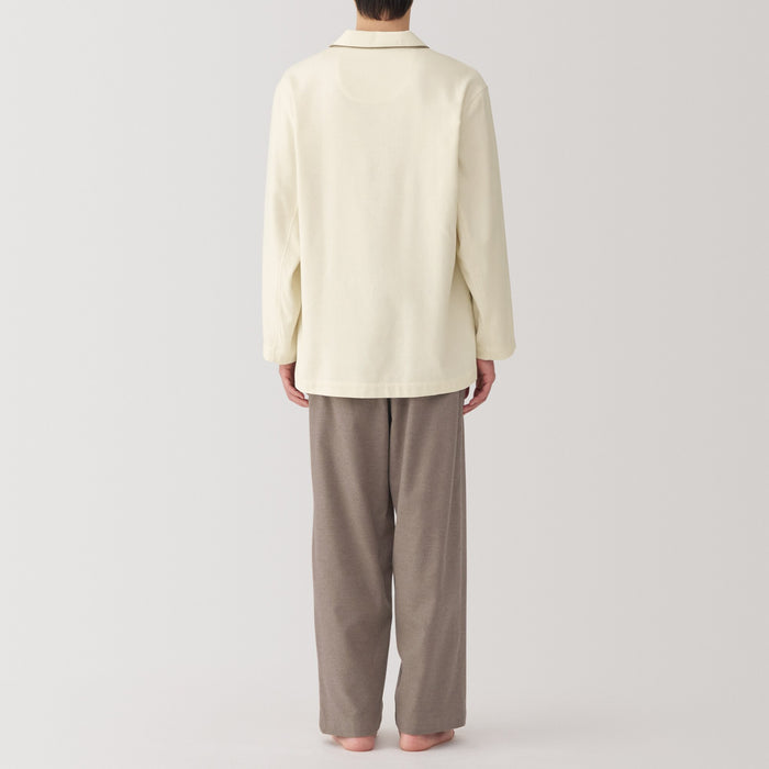 Pijama Muji Flannel Skipper Mujer Blancas | IF8R9P49W