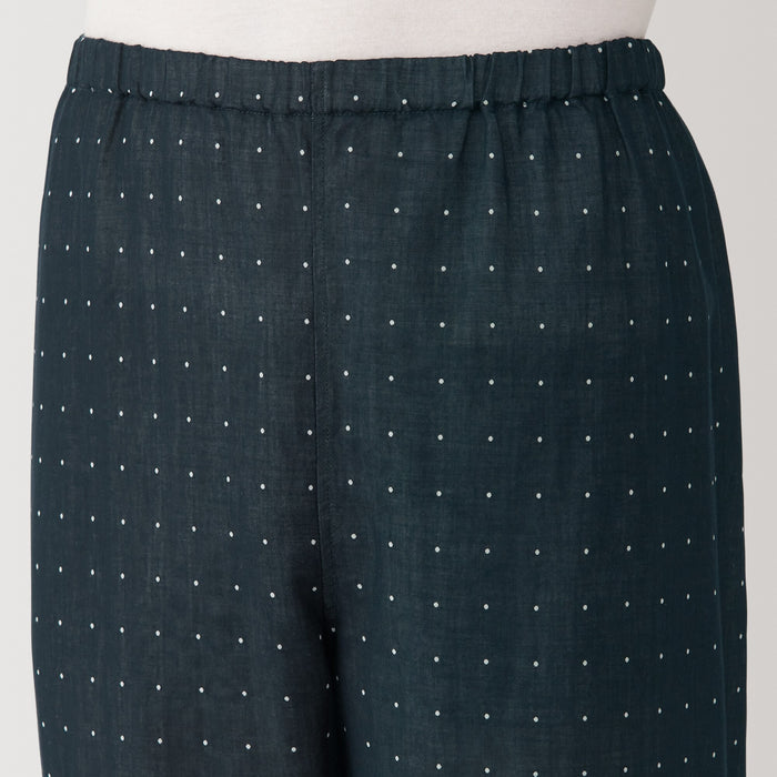 Pijama Muji Side Seamless Double Gauze Hombre Negras | BJ3F5P31E