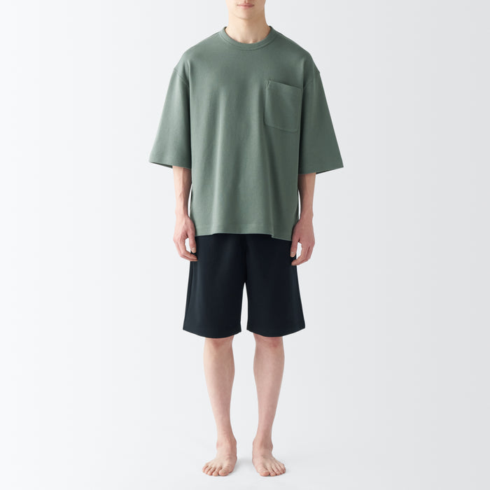 Pijama Muji Sweatshirt Short Sleeve Loungewear Mujer Verde | BB7A9M17K