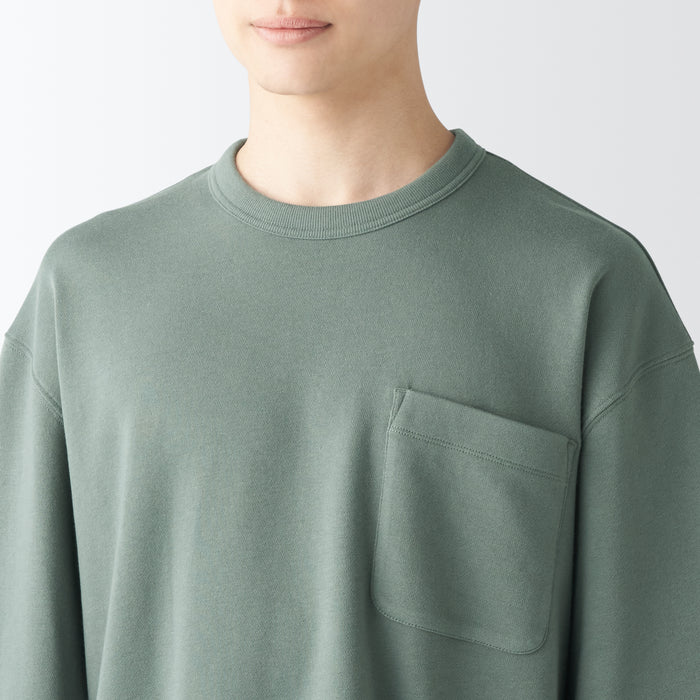 Pijama Muji Sweatshirt Short Sleeve Loungewear Mujer Verde | BB7A9M17K