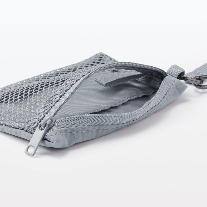 Porta Tarjeta Muji Polyester Mujer Gris | QU3J8K93N