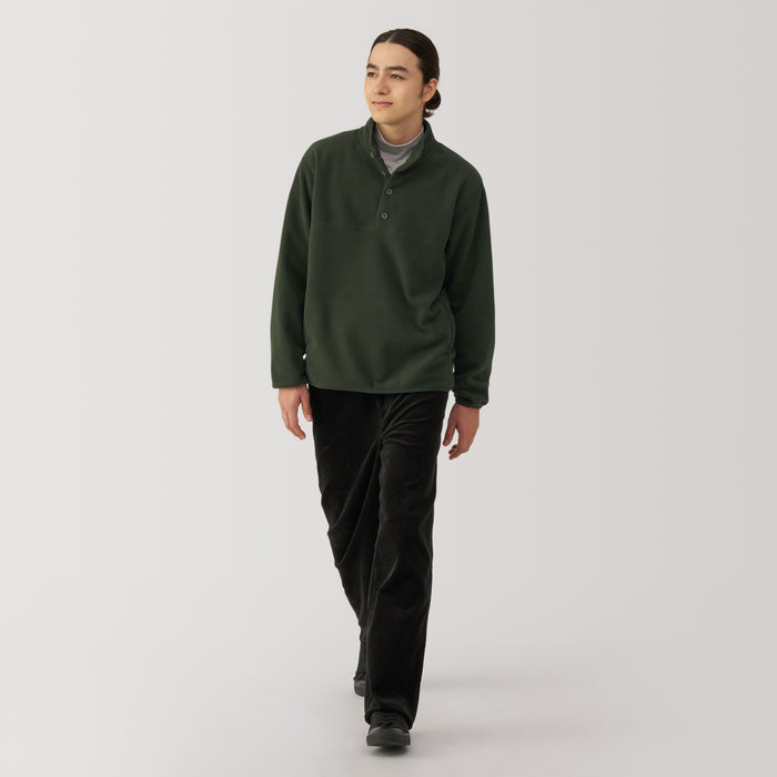 Pullover Muji Recyclable Fleece Hombre Verde | TJ0S2H70O