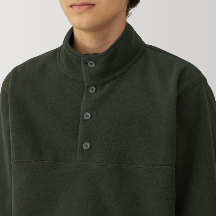 Pullover Muji Recyclable Fleece Hombre Verde | TJ0S2H70O