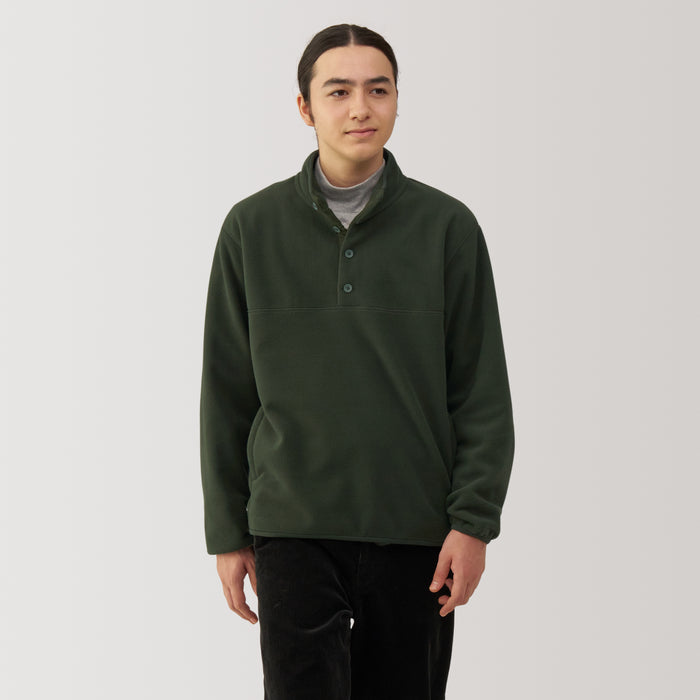 Pullover Muji Recyclable Fleece Hombre Verde | TJ0S2H70O