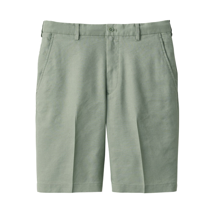 Short Muji Hemp Blend Hombre Verde | UG0Q7Q95P