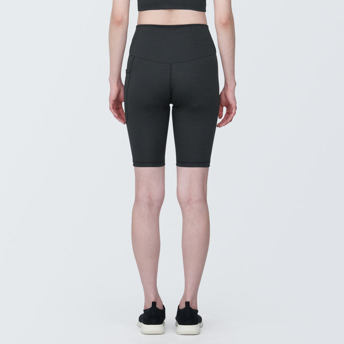 Short Muji Quick Dry Biker Mujer Negras | TT9B2E30U