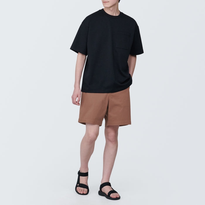 Short Muji Stretch Chino Mujer Rojas | YB9T5L10X