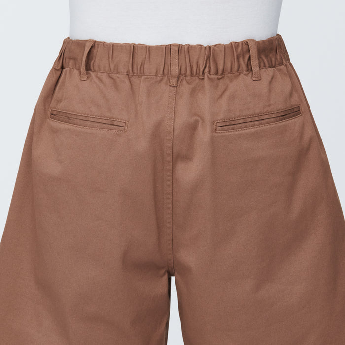 Short Muji Stretch Chino Mujer Rojas | YB9T5L10X