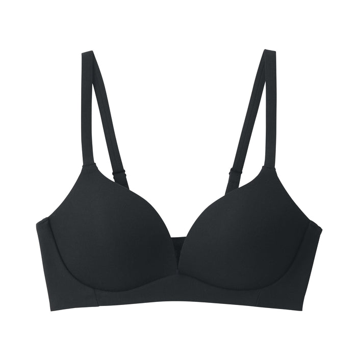 Sujetadores Muji Wireless Molded with No Hooks Mujer Negras | SF1R2Y44Z