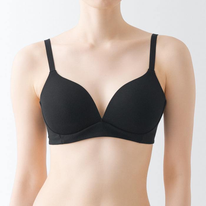Sujetadores Muji Wireless Molded with No Hooks Mujer Negras | SF1R2Y44Z