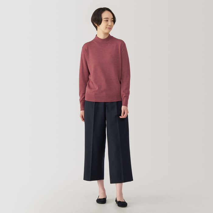 Suéteres Muji Washable High-Gauge High Neck Mujer Azules | JP0S1P39Y
