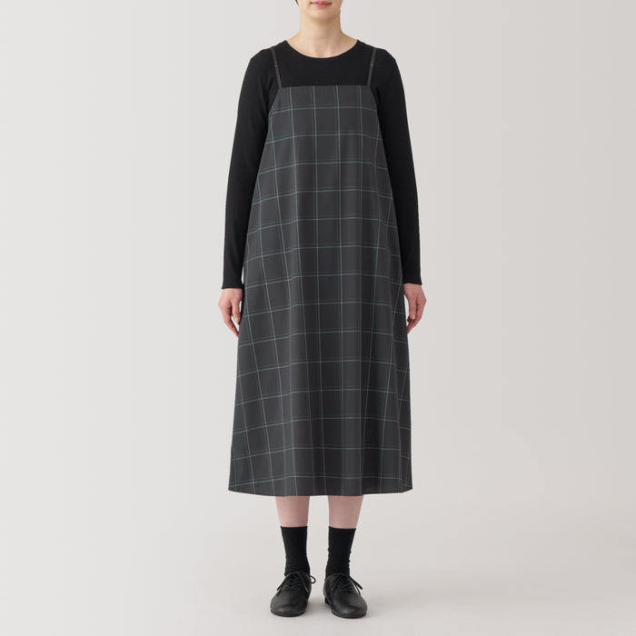 Vestido Muji Quick Dry Broadcloth Patterned Camisole Mujer Negras | TS7B7T53D